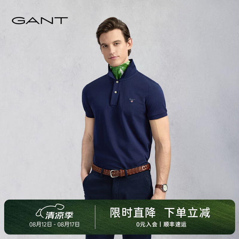 GANT��100%�ޡ�GANT/��������ʿ����ʱ����������ͨ�ڷ������POLO�� 433ҹ��ɫ M