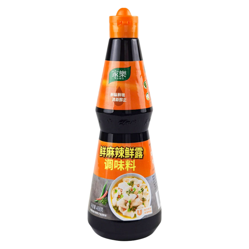 家樂(lè)辣鮮露鮮麻辣鮮露調(diào)味料家用紅燒炒菜涼拌風(fēng)味醬油汁蘸料 鮮麻辣鮮露468g*1瓶