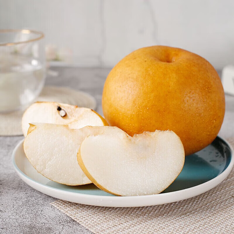 JDBMO秋月梨山东莱阳羊脂冰糖梨子正宗千玥膏梨水果送礼品 5斤精选商超级7-12枚净4.5斤 源头直采【精选好果】