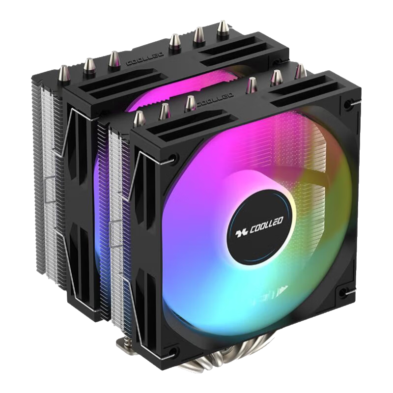 COOLLEOA60CPUʽȹͭ˫cpuɢȾ̨ʽ18001700AM5 A60  ARGB 129Ԫ