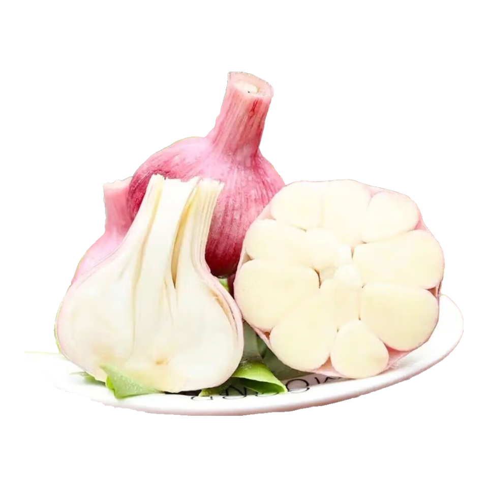 新干蒜蔬菜糖醋蒜烧烤火锅调料食材大蒜 5头装100g 3.5-5cm