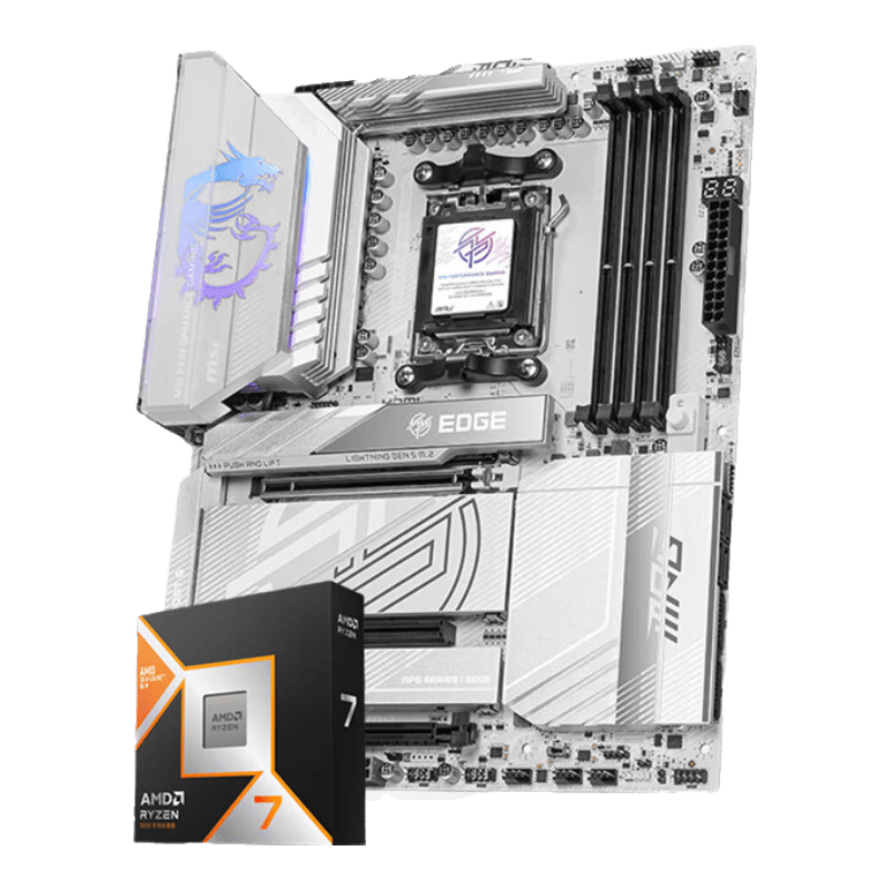 ΢�� MPG X870E EDGE TI WIFI���� AMD 9800X3D CPU��װ 5143Ԫ