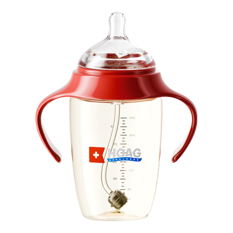 Hoag（霍格）奶瓶ppsu寶寶嬰兒專用重力球大容量防脹防嗆奶瓶 300ML【配XL碼奶嘴】適合10個(gè)月以上 PPSU