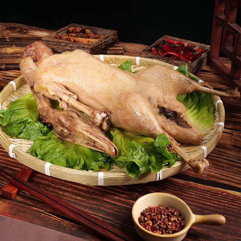 粮农星厨吴山贡鹅整只卤鹅安徽特产徽菜商用现卤肉类熟食真空加热即食批发 吴山贡鹅【整只】3斤左右