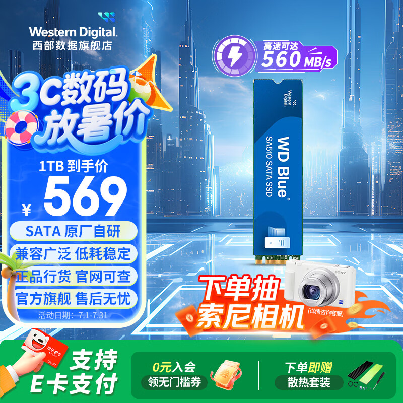 �������� SSD��̬Ӳ�� SA510 500G M.2