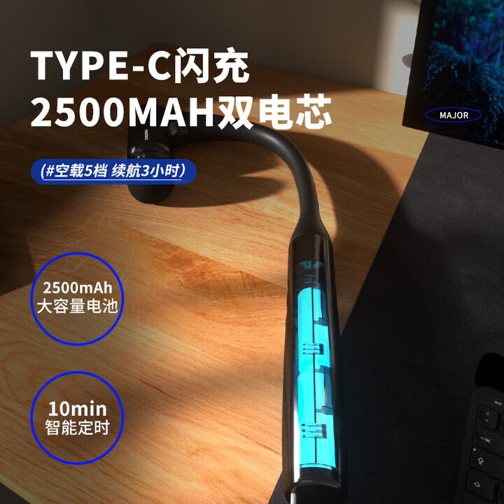 凯伦诗（CLORIS）筋膜枪按摩仪肌肉放松按摩器专业级运动健身家用颈膜枪深层按摩仪送男女友节日生日礼物 【新款-G5】U形全身无死角+5档调节