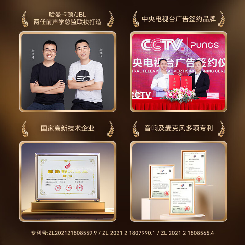 Punos/博浪沙【50W专业户外无线直播】全能主持k歌麦内置声卡音响一体麦克风蓝牙无线话筒双喇叭手机麦 KG6Pro旗舰版【双无线小精灵+专业版所有配件】