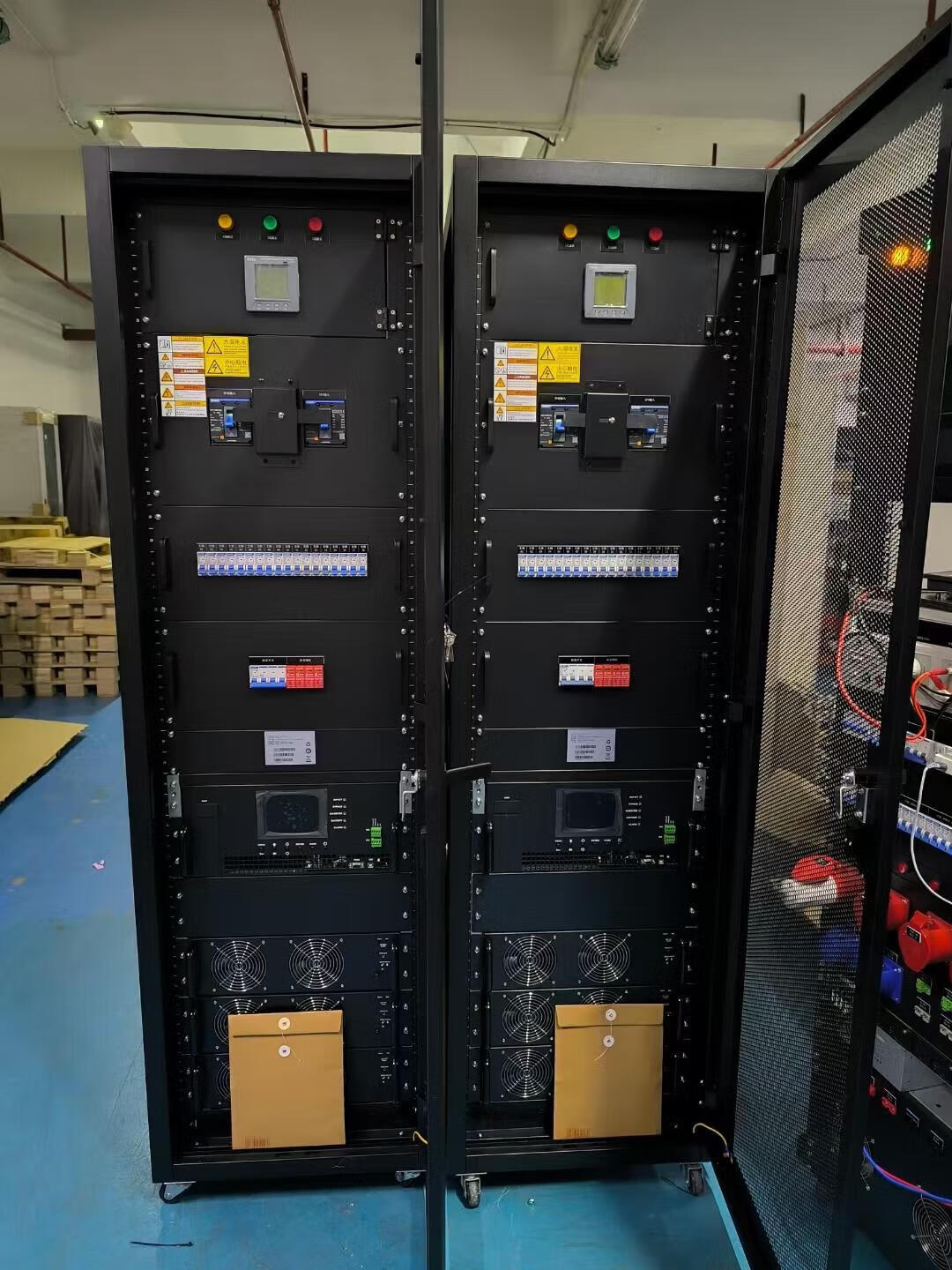 列头柜ats双电源智能精密配电柜机房ups输入输出柜定制产品 黑色