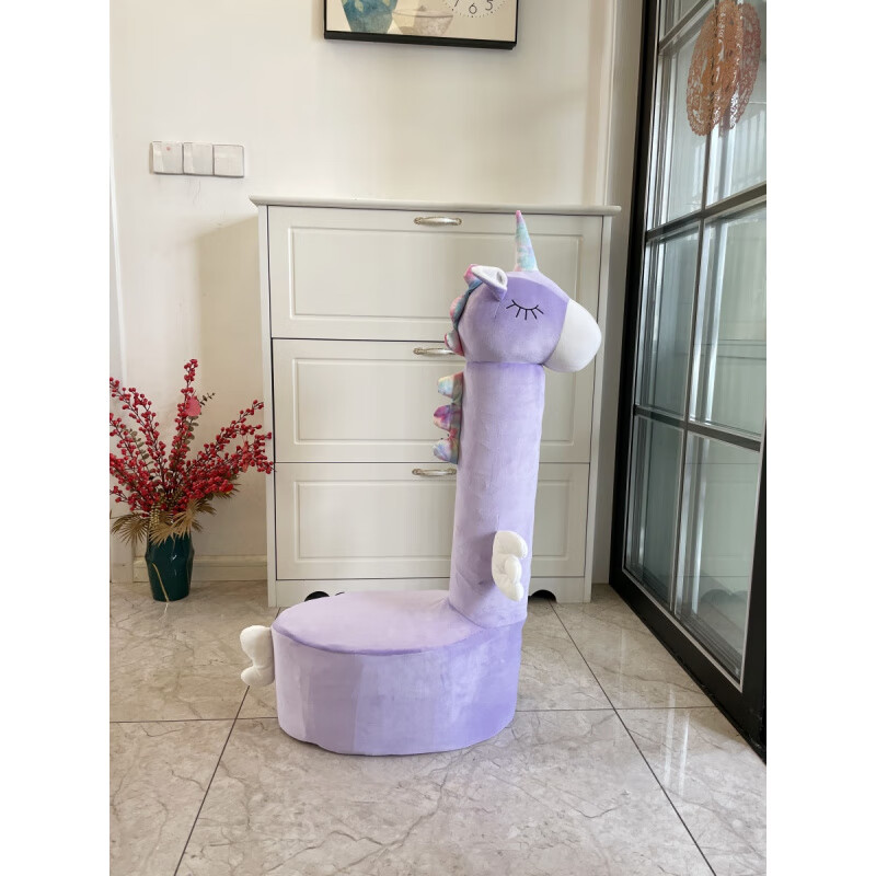 MPPMCK奶粉罐改造套手工坐凳套独角兽九个奶瓶罐儿童坐凳套面料弹力超柔 粉色独角兽弹力超柔+海绵一套