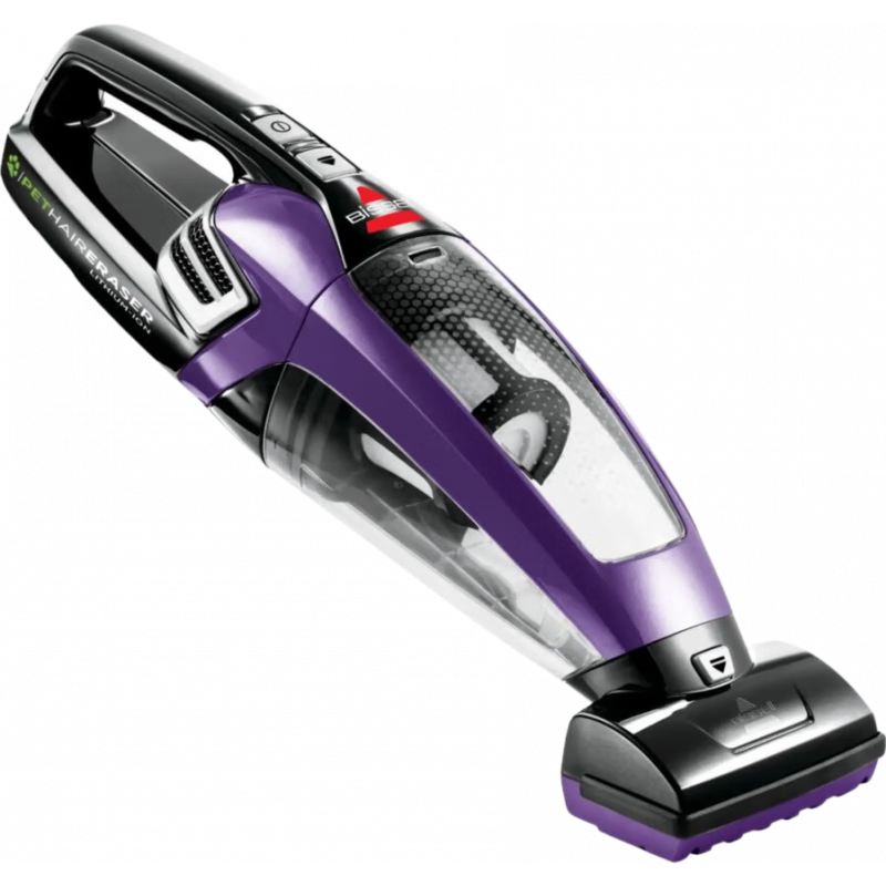 必胜（BISSELL）Bissell无绳手持车载吸尘器宠物毛发清除器便携适合地板、地毯 楼梯 宠物床2390 紫色