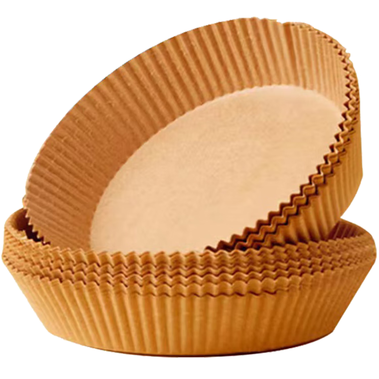 美進(jìn)家（MEIJINJIA）空氣炸鍋專(zhuān)用紙烤箱家用吸油紙托加厚食品級硅油紙烘焙紙墊 圓形