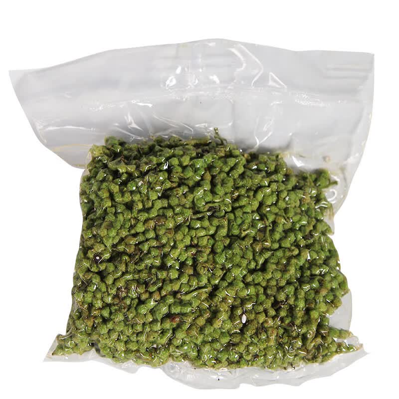 新鲜贵州青花椒350g 真空保鲜生麻椒商用 新鲜青花椒 350g *3袋