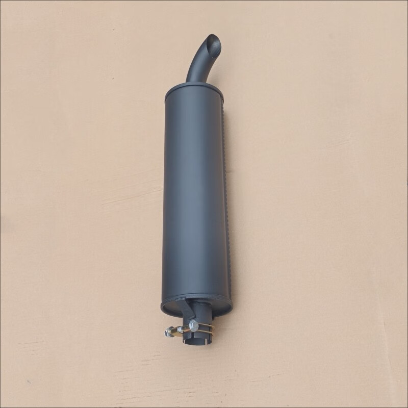 麗田K4100D/K4100ZD排氣管新款消聲器/30kw發(fā)電機(jī)組K4100D消聲器 黑色新款粗筒消聲器 新款粗的