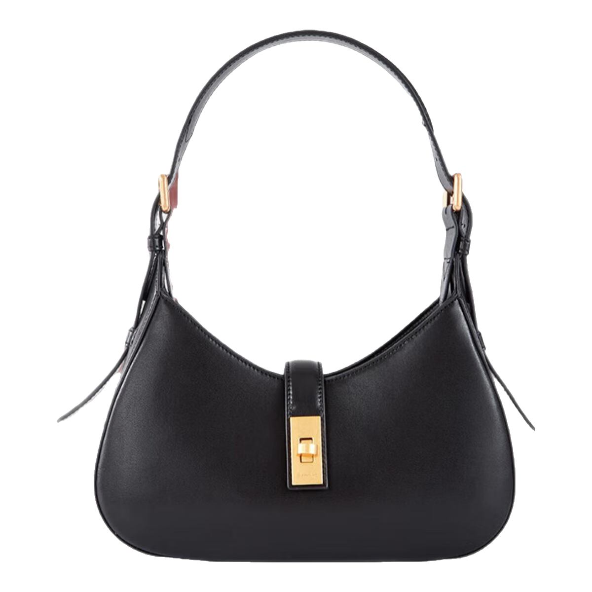 雅格獅丹（Aquascutum）【百年摯愛(ài)】愛(ài)意永恒奢侈品高檔真皮女包禮盒七夕情人節女士禮物 時(shí)尚輕奢腋下包-黑色 無(wú)規格
