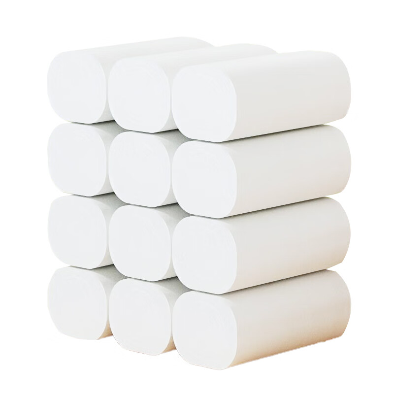 顺清柔卫生纸 超洁5层70g*10卷加厚纸巾长条无芯卷纸家用厕纸 5层 70g/卷*100卷 【10提】