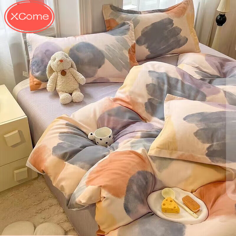 �ǿܱ�ŷINS��������˯˫ƴ�ļ��� �ﶬ�Ӻ��׷��������ִ�Ʒ�׼� �����п� ������ ����180*200cm 1.8���ļ�