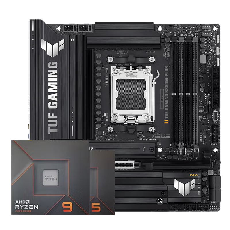 ��˶B650 B850 X870�����AMD9000ϵ������R7 9800X3D 9950X3D CPU������װ ��U��װ ��˶TUF B850M-PLUS WIFI7������ R9 9950X3D��װ