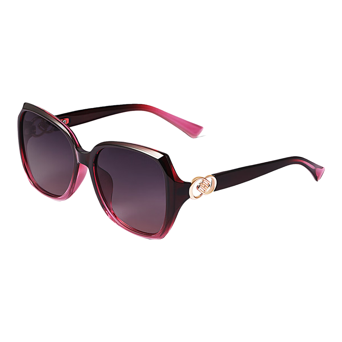 威古氏（VEGOOS）偏光太阳镜女优雅大框修脸墨镜司机开车驾驶镜防紫外线眼镜6268