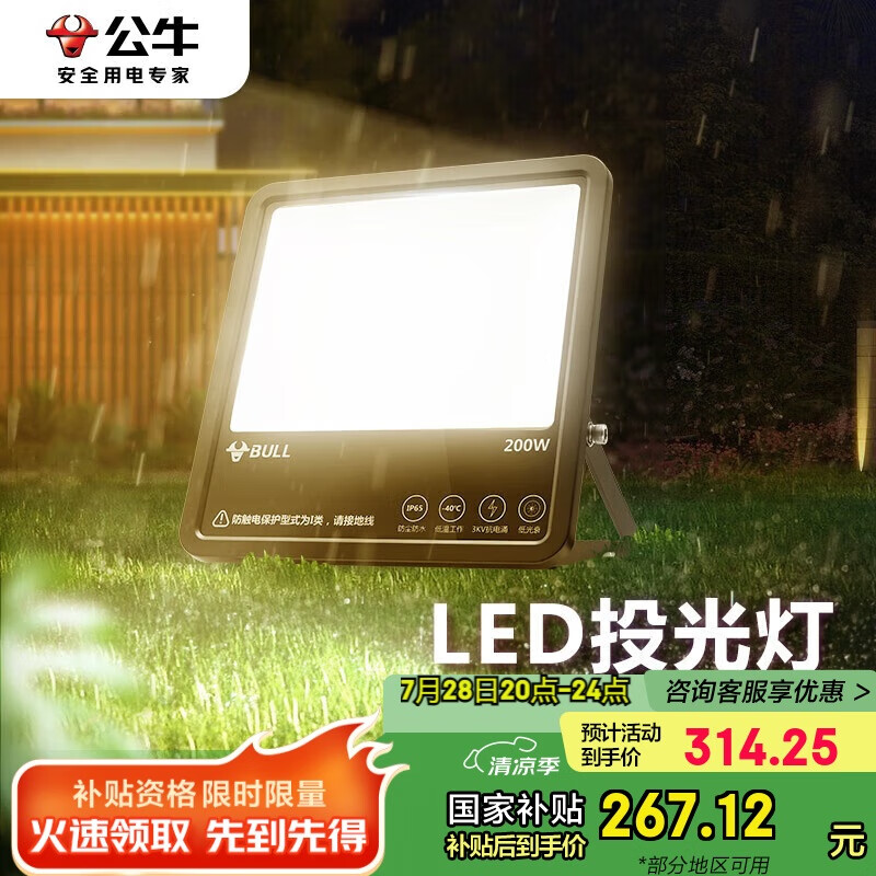 ��ţ LEDͶ��� 200W��3000K