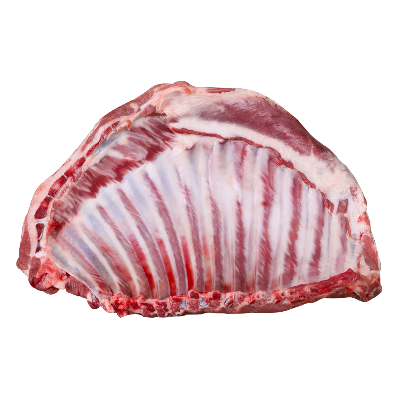 鲜京采宁夏盐池滩羊 羔羊整羊排净重3.5斤 生鲜速冻羊肉 烧烤清炖食材