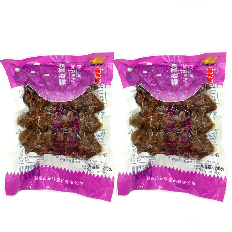 齊善食品素食黑刺參鮑魚仿葷食品齋菜海參魔芋海鮮酒店佛家素齋菜 齊善刺參2包