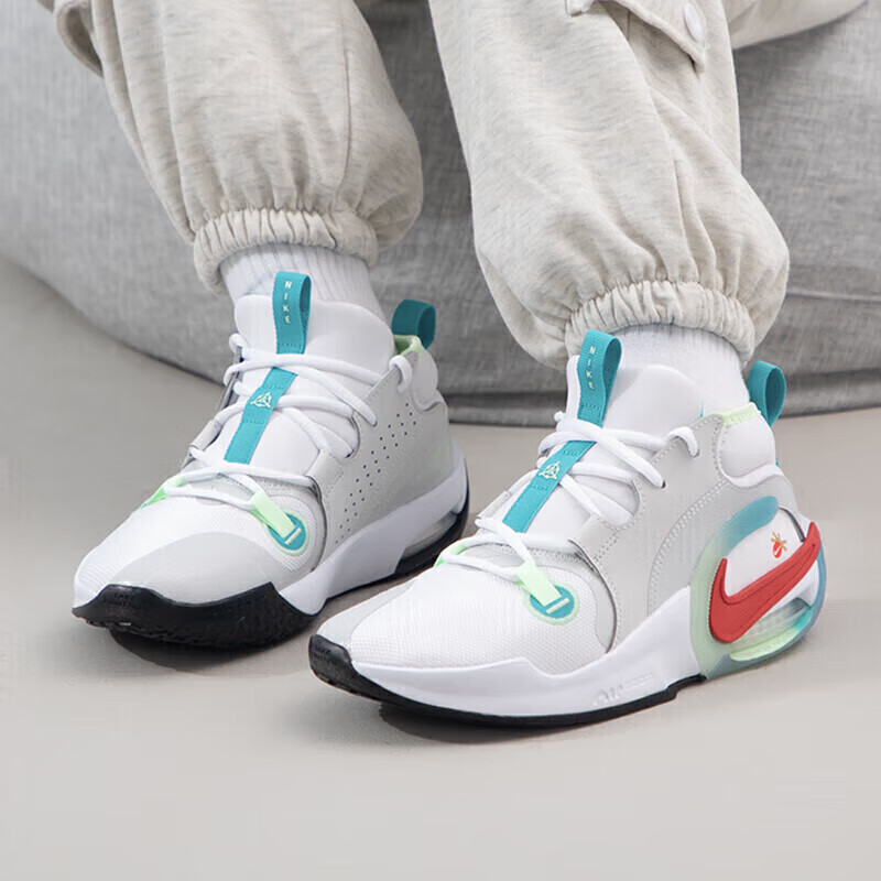 耐克（NIKE）女鞋26秋季新款AIR ZOOM系列运动鞋大童鞋实战训练篮球鞋休闲鞋 FZ5527-161 35.5