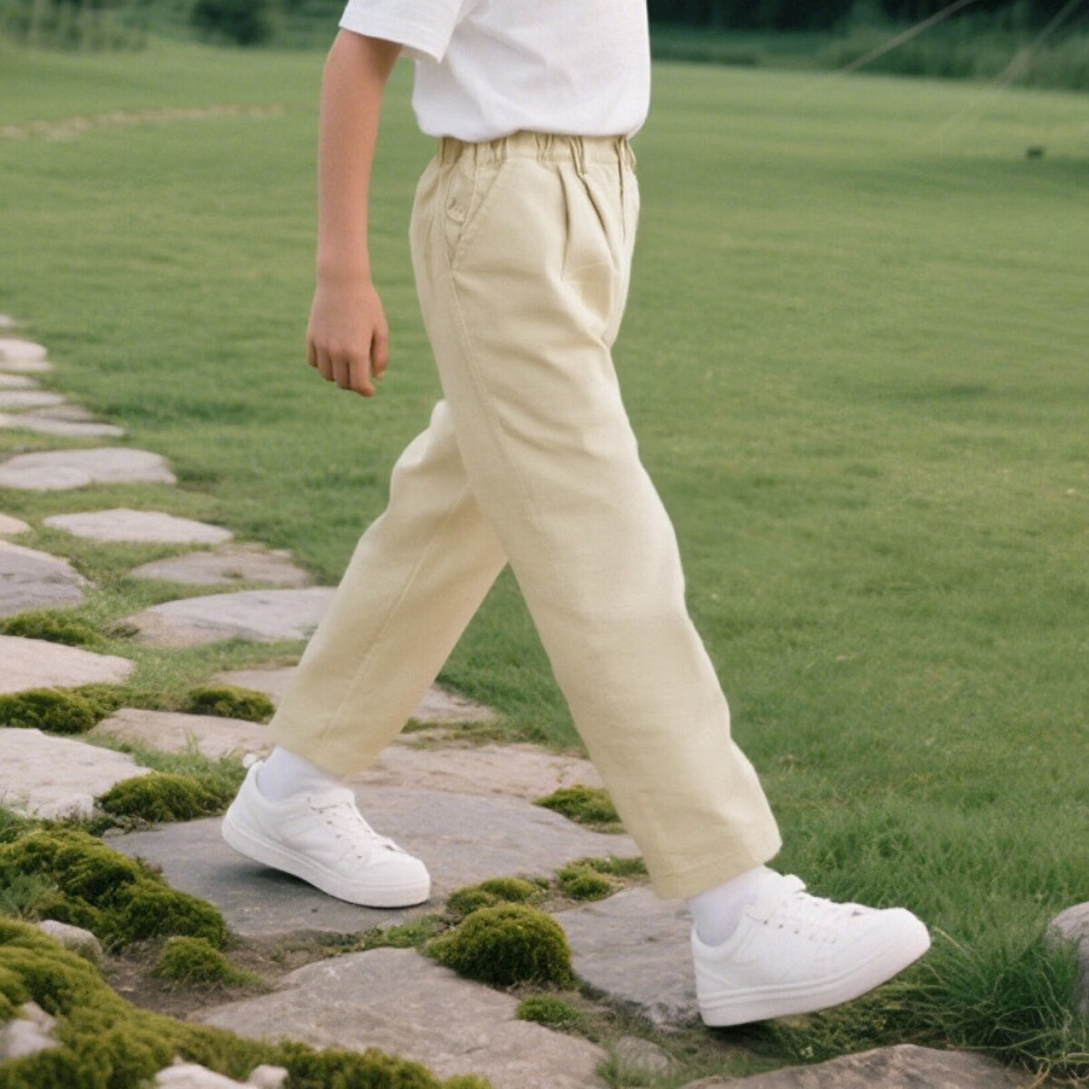 马骑顿（MQD）MQD童装男大童夏季款潮酷百搭基础休闲裤 卡其 160 cm