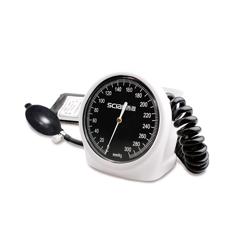 西恩机械血压表上臂式测量高血压老人家用血压测量仪台式HS-60E HS-60E血压表 赠30N听诊器