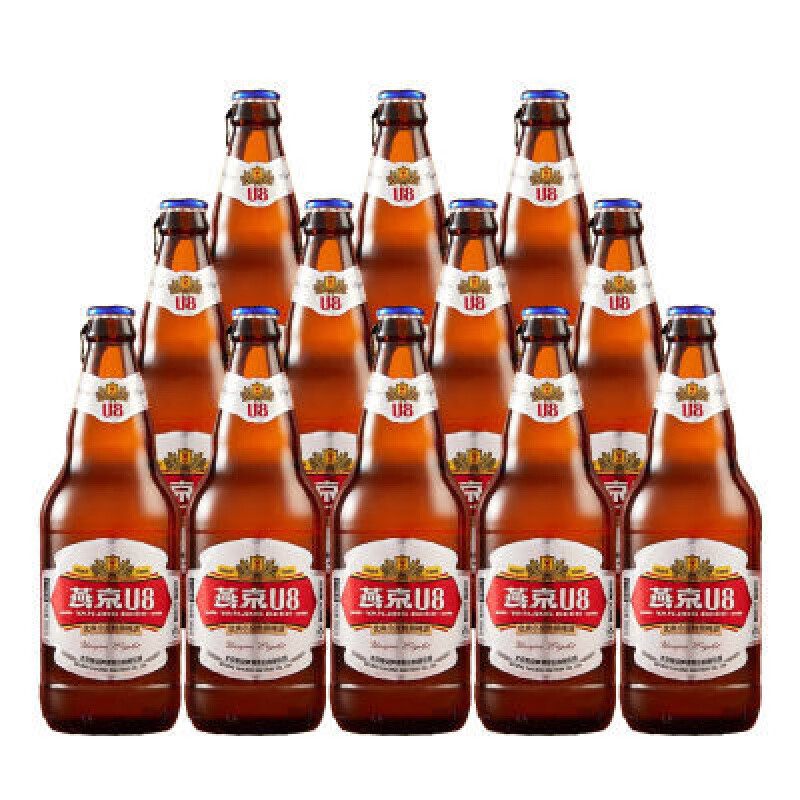 燕京啤酒8度U8优爽小度特酿啤酒 500ml*12瓶整箱装官方直营 * 500mL 12瓶