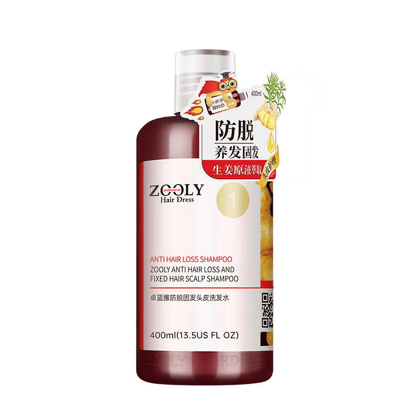 卓蓝雅(ZOOLY)洗发水800ml/400ml/800ml*2生姜防脱控油洗发护发套装 防脱固发洗发水400ml