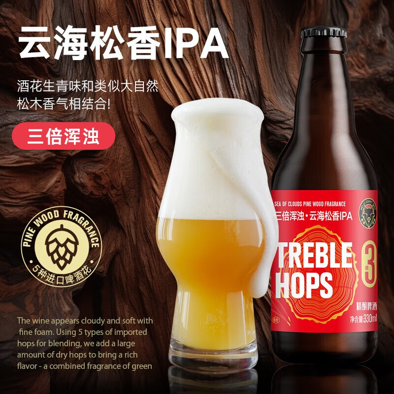 黑狸精酿巧克力世涛黑啤酒高端系列高度烈性原浆组合送礼礼盒整箱装 全家福组合【至尊2Pro】330ml*12