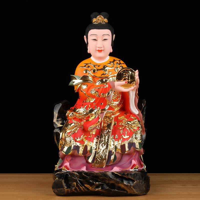 太阴太阳神像日月星君像体真身家用供奉树脂佛像佛堂摆件太 七彩12