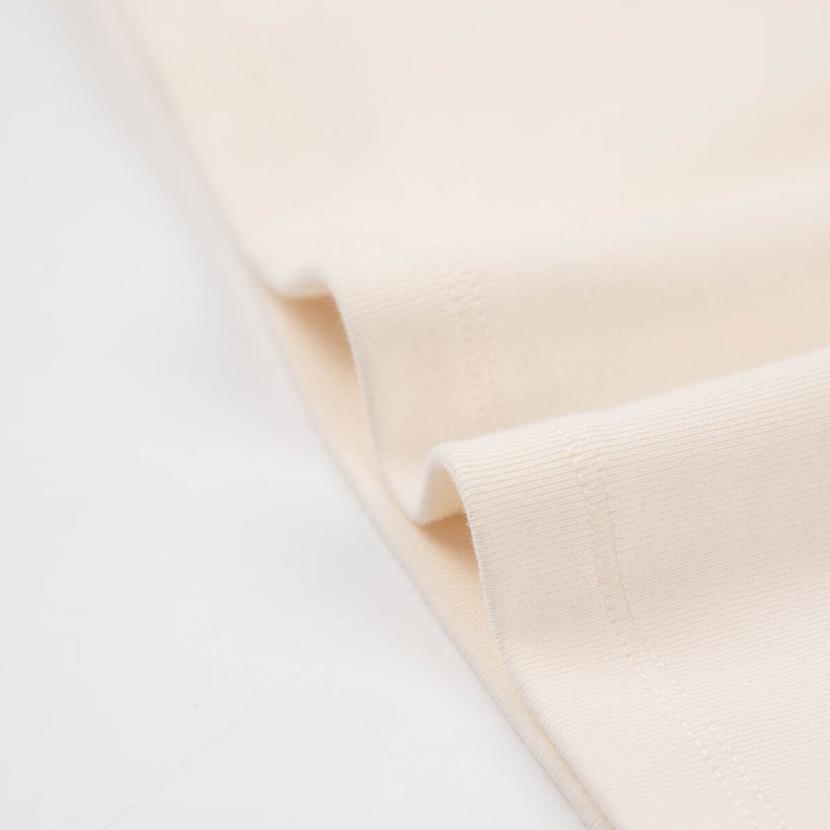 哈吉斯（HAZZYS）男童女童打底衫2025秋季新款高领弹力简约长袖 米白色 160