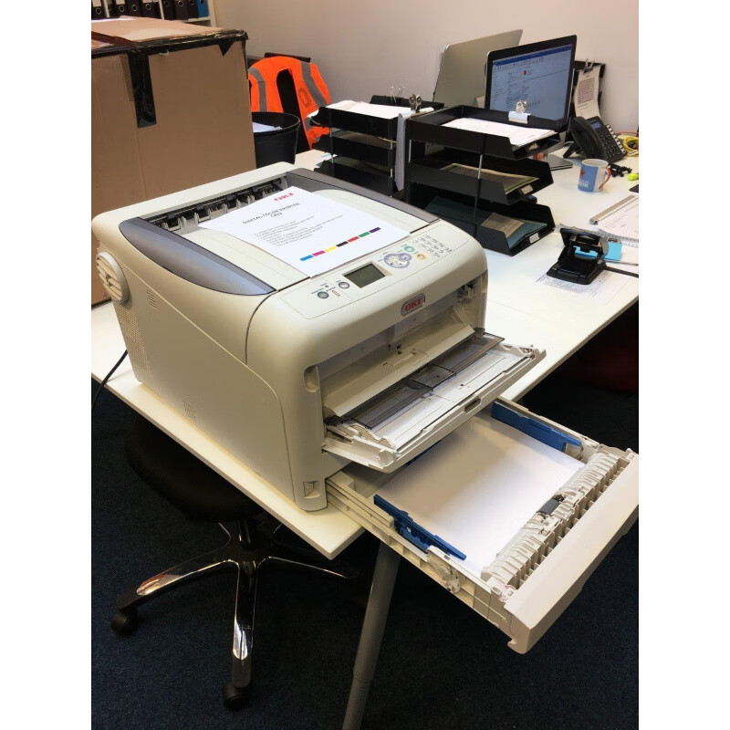 oki c920wt c811 c711wt透明色光油 热转印 水转印五色激光打印机 811