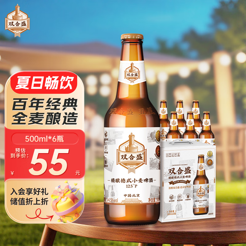 ˫��ʢ ��ʽ�����ơ ƿװơ�� 500ml 6ƿ