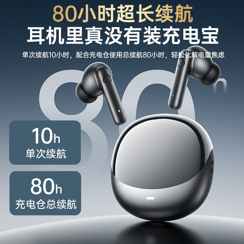 GGCHG【2025最新款丨100%降噪好评】适配索尼降噪蓝牙耳机入耳式真无线运动音乐游戏超长续航金榜第1名 初雪白【深度降噪高配版】 安卓苹果华为小米支持蓝牙全通用