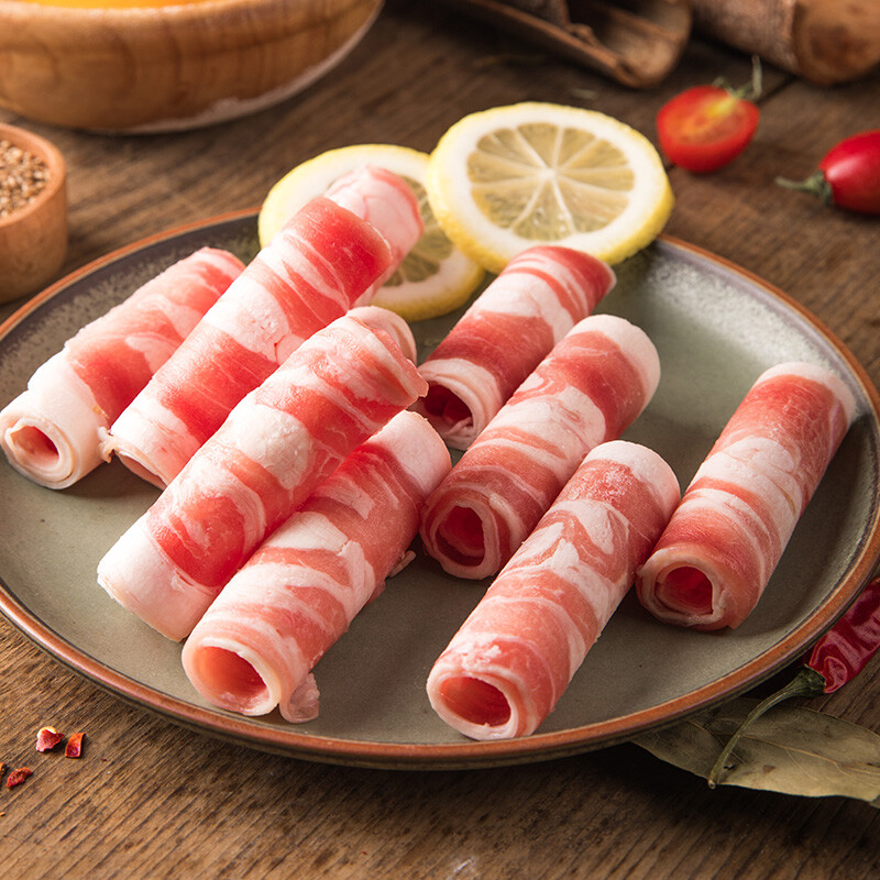 诺西贝诺西贝 精选羔羊肉卷 草饲散养火锅食材羊肉卷 精选羔羊肉卷 3斤