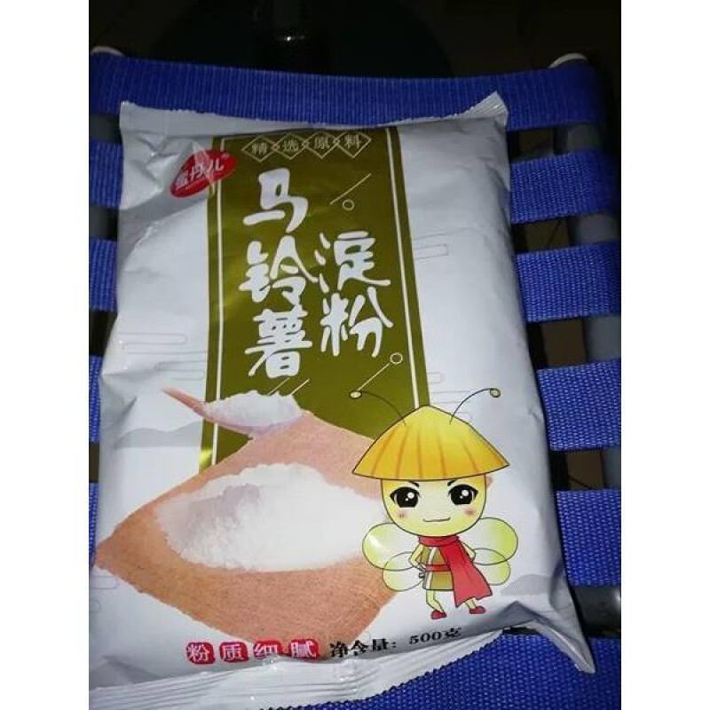 蜜丹兒土豆淀粉純馬鈴薯淀粉500g食用生粉勾芡烹飪商用勾芡粉家用 馬鈴薯淀粉500g