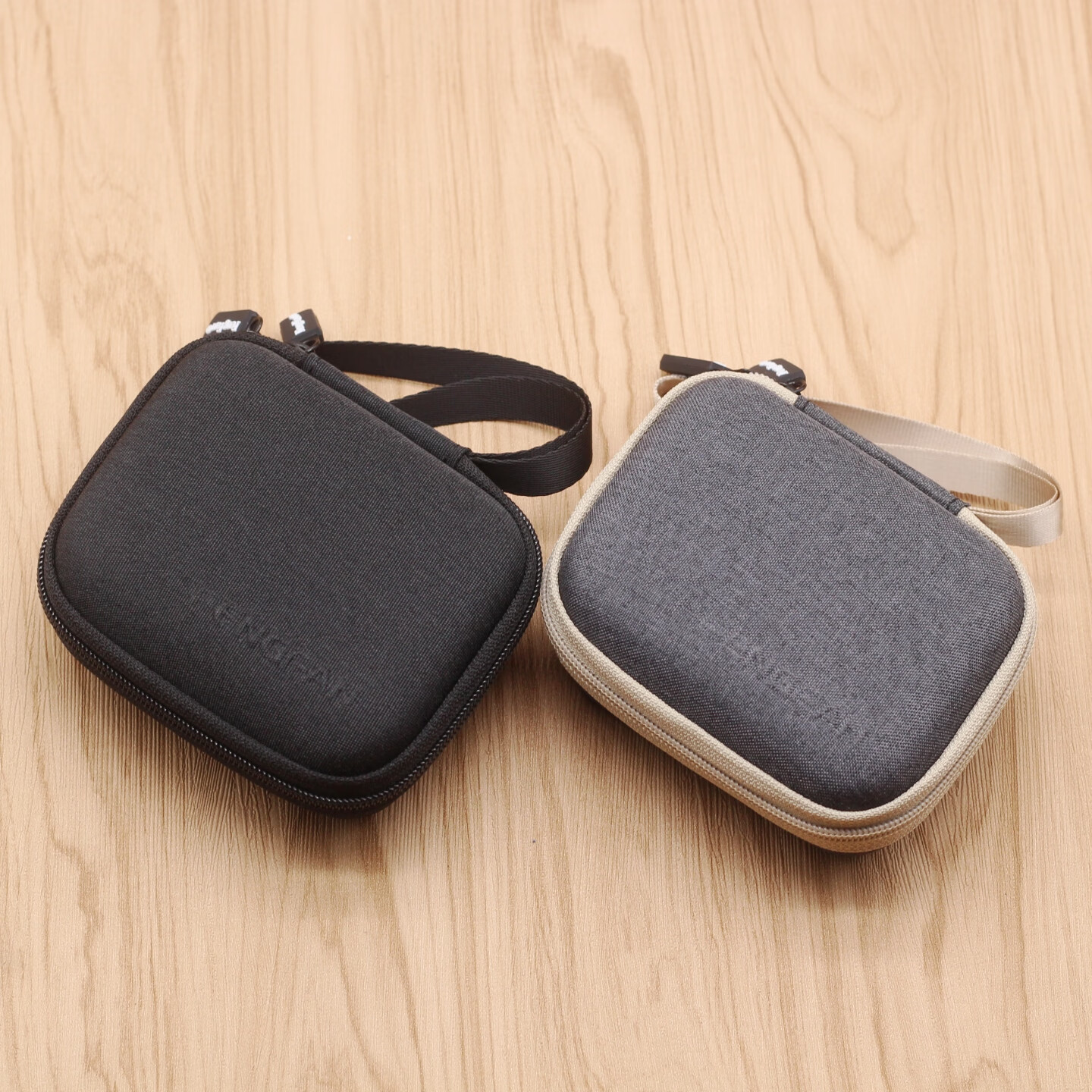 丰帆充电头数据线整理收纳包适用苹果小米华为充电线耳机配件盒子装飞利浦便携剃须刀包袋保护壳 黑色(大方形款)