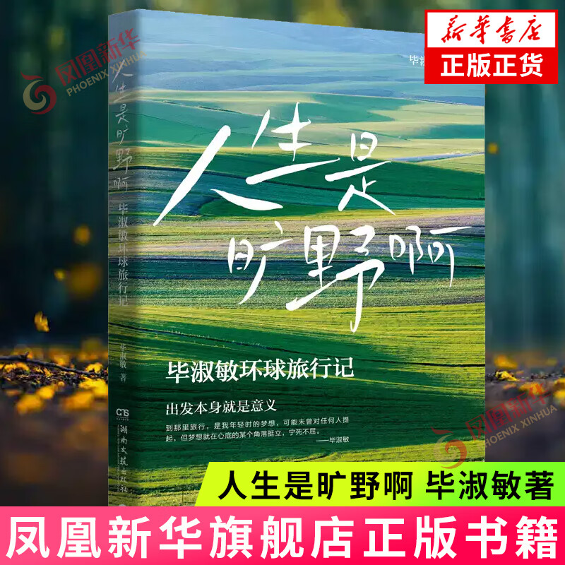 人生是旷野啊 毕淑敏 湖南文艺出版社 现当代文学随笔散文作品集 旅行散文集 新华正版书籍