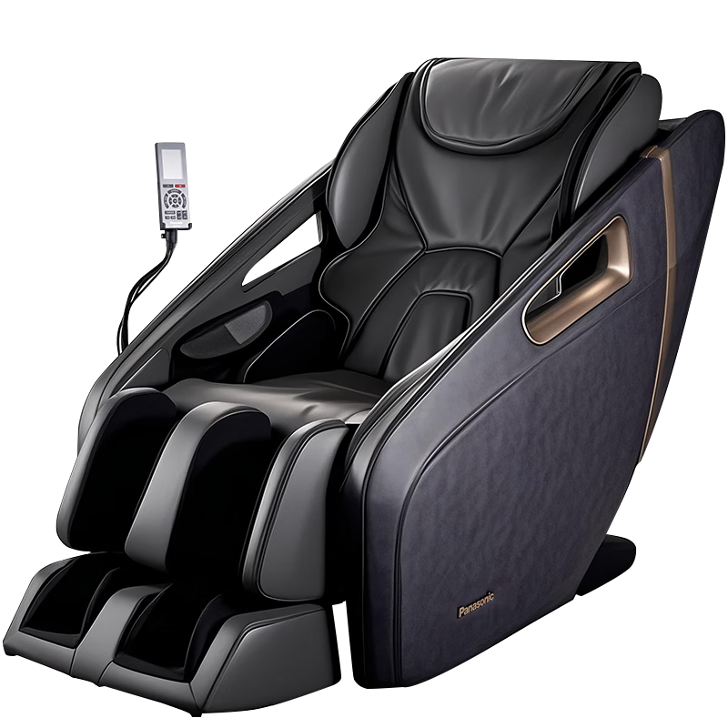 松下(Panasonic)按摩椅家用全身太空艙按摩沙發(fā)椅送老人父母禮物國(guó)家補(bǔ)貼EP-MA32-K492黑金色