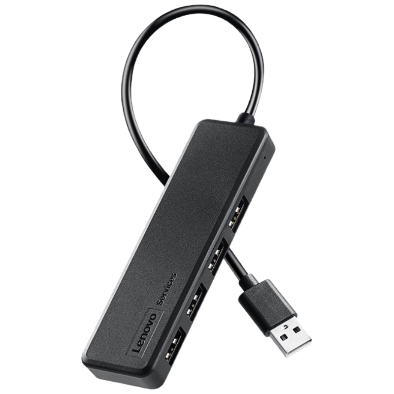 联想（lenovo）USB分线器USB2.0接口转接器USB扩展器延长线笔记本电脑hub拓展坞USB扩展坞转换器BY01-2.0 (0.25M)