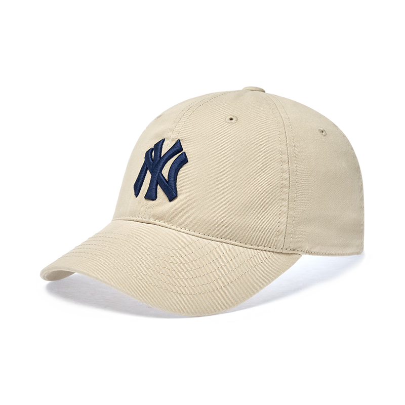 MLB帽子男女軟頂棒球帽虞書欣明星同款運(yùn)動鴨舌帽3ACP6601N-50BGP-F