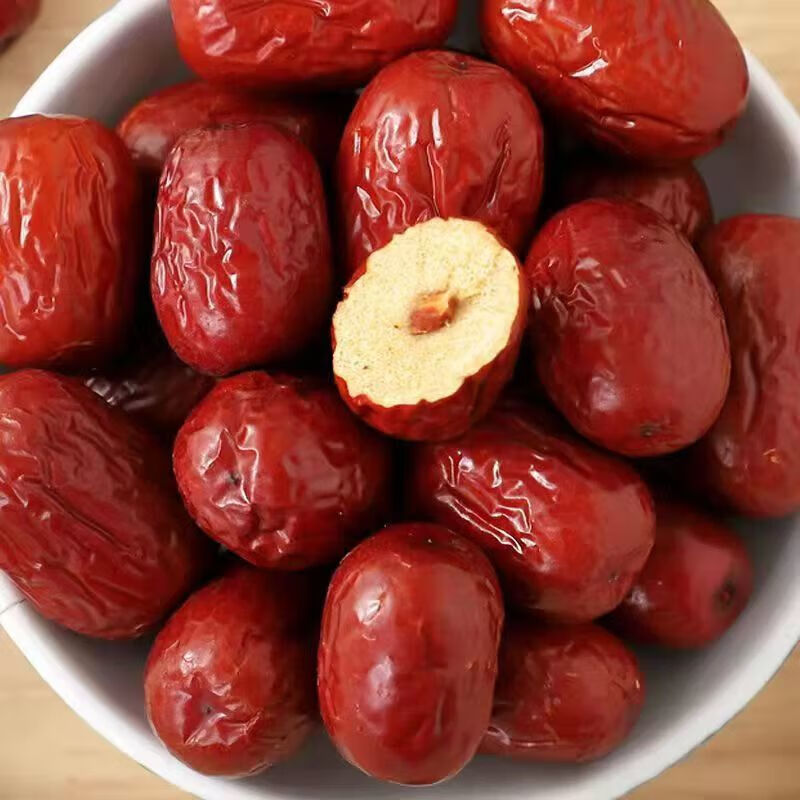 和田大枣新疆红枣精选大果皮薄肉厚核小泡水煮粥免洗即食零食年货 【3斤】新疆大枣