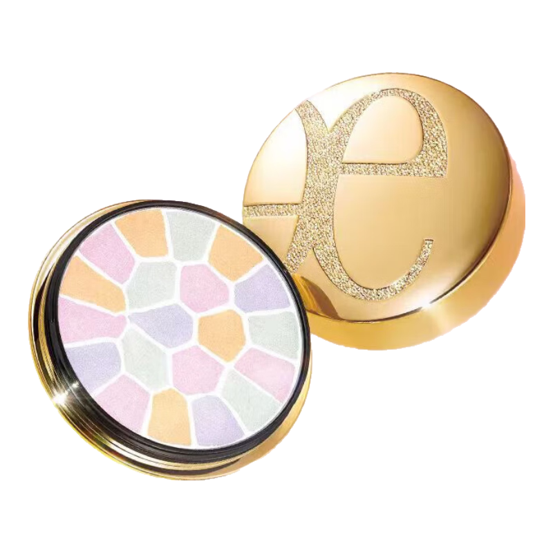 雅莉格絲（Elegance）e大餅粉餅歡顏蜜粉餅定妝控油散粉修容盤干粉送女士生日禮物 家庭裝1號(hào)-27g