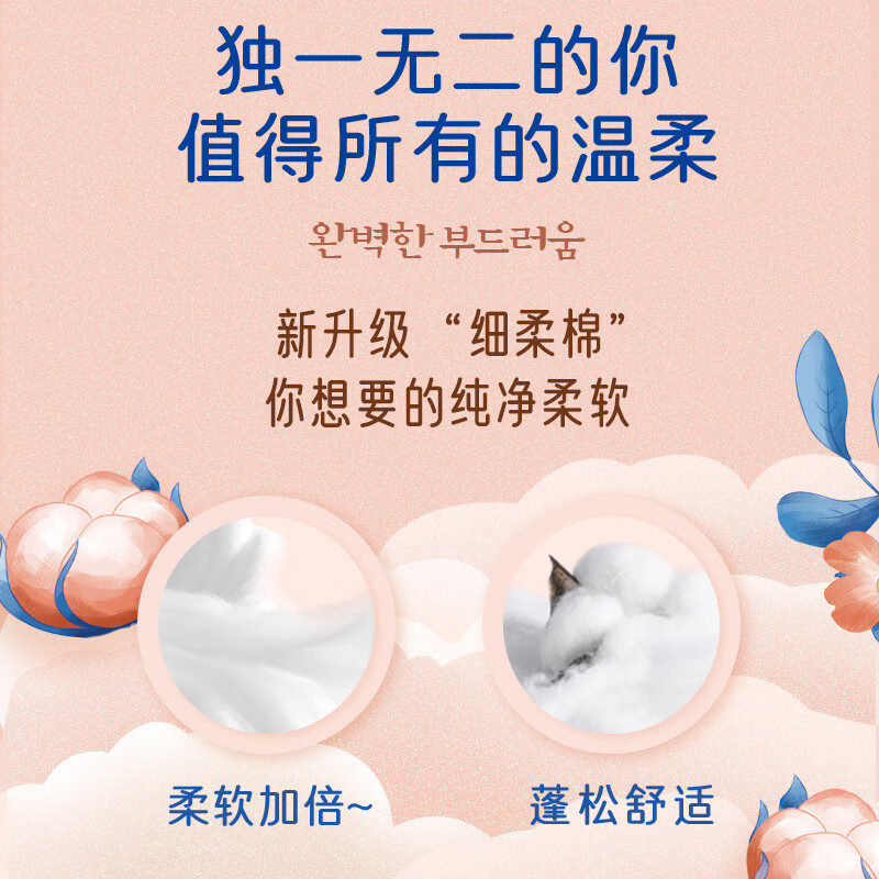 恩芝(Eunjee)猫小菲日用卫生巾245mmm夜用290mm量贩式 绵柔透气清爽轻盈舒适 云感日用250mm10片