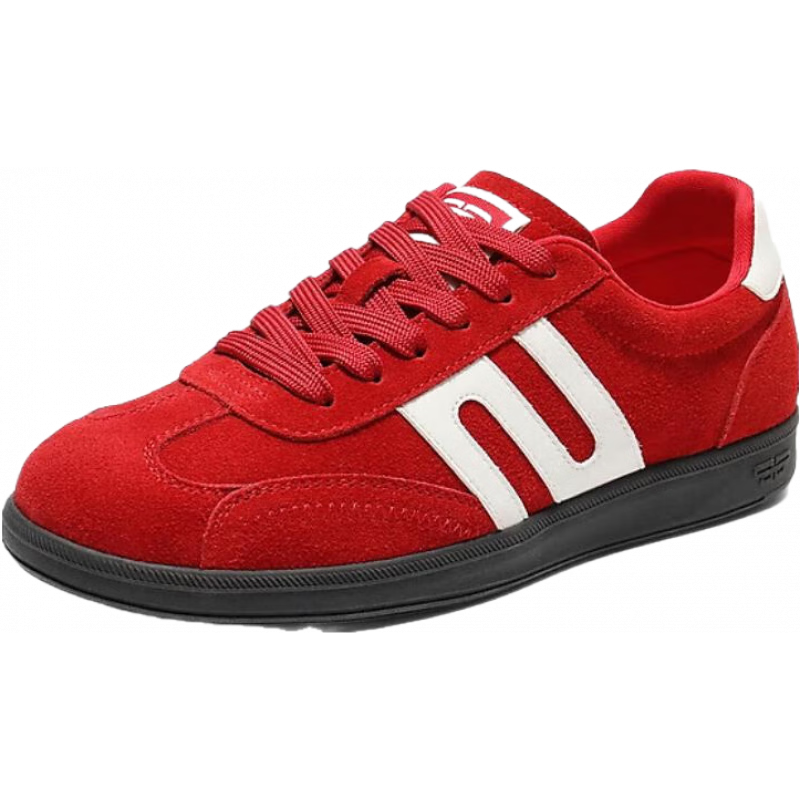 百丽(Belle)学院风撞色跑道赛车鞋德训鞋女25秋新商场款薄底板鞋E2K1DCM5 红色 38 (240mm)516元