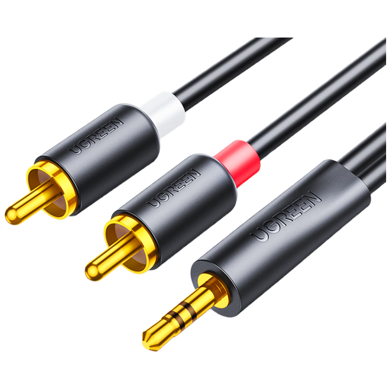 ����3.5mmת˫����ͷ��Ƶ��һ�ֶ� ���2RCA���Թ�һ�϶������� �ֻ����Ե���ת�����칦�� 10��90656