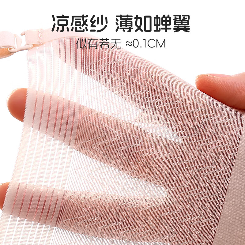 古今内衣小胸聚拢软支撑收副乳防下垂洞洞杯夏季薄款美背文胸 新肤色 【隐形无痕】 M (适合90-105斤)
