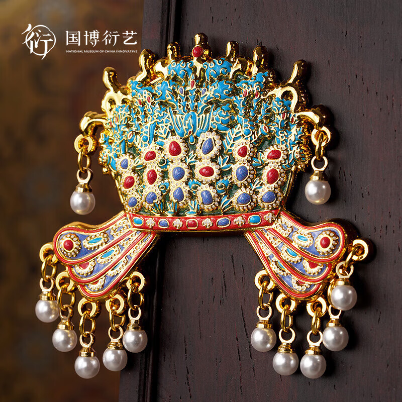 中国国家博物馆孝端皇后凤冠磁吸徽章冰箱贴国博创意文创装饰品送朋友生日礼物